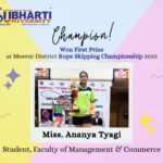Winner at Meerut District Rope Skipping Championship 2023