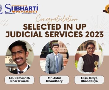 Students selected in UP Judicial Services