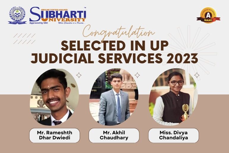 Students selected in UP Judicial Services