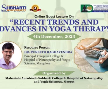 Recent Trends and Advances in Yoga Therapy