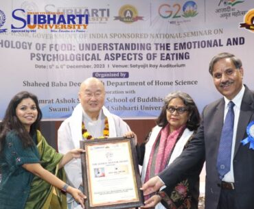 Two Days National Seminar on Psychology of Food sponsored by ICSSR