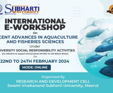RECENT ADVANCES IN AQUACULTURE AND FISHERIES SCIENCES