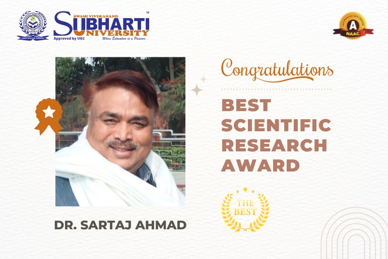 Best Scientific Research Award