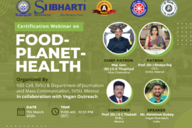 Webinar on "Food-Planet-Health"