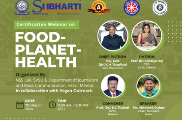 Webinar on "Food-Planet-Health"
