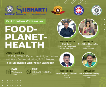 Webinar on "Food-Planet-Health"