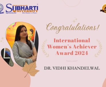 International Women’s Achiever Award