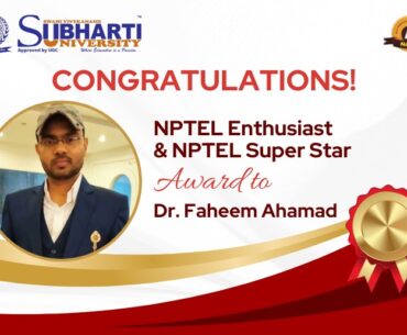 NPTEL Enthusiast & NPTEL Super Star Award