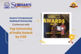 Conferred with Top University of India Award by CSR