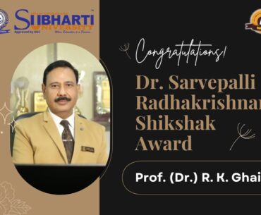 Dr. Sarvepalli Radhakrishnan Shikshak Award 2023-24