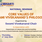 National Seminar on Core Values of Swami Vivekanand’s Philosophy
