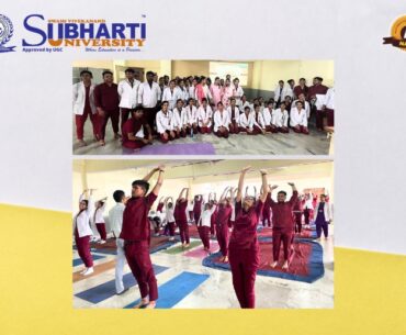 Yoga session for GNM Students