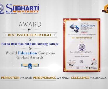 Award for Best Institution Overall
