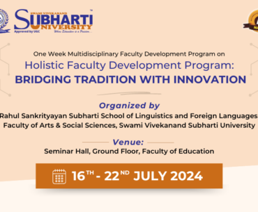 Holistic Faculty Development Program Bridging Tradition with Innovation