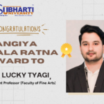 Bangiya Kala Ratna Award to Mr. Lucky Tyagi