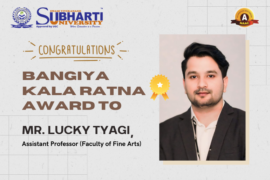 Bangiya Kala Ratna Award to Mr. Lucky Tyagi
