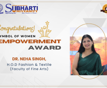 Symbol of Women Empowerment Award to Dr. Neha Singh