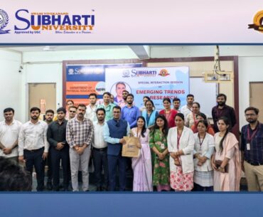 Special Interaction Session on Emerging Trends in Research