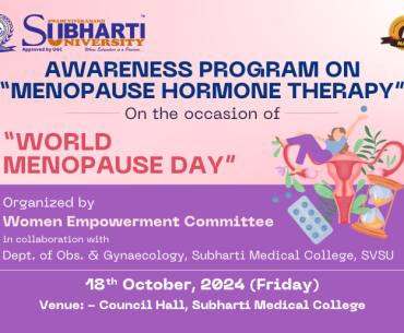 Awareness Program on “Menopause Hormone Therapy”