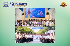 NSS volunteers of Subharti participated in the International Conference in Delhi