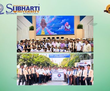 NSS volunteers of Subharti participated in the International Conference in Delhi