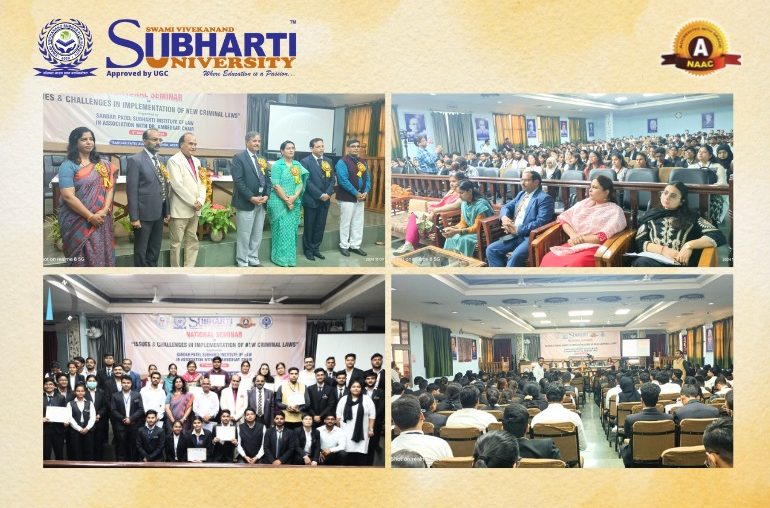 National Seminar on “Issues and Challenges in Implementation of New Criminal Laws”