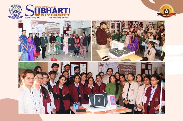 Two Day Hands on Workshop on Sewing Machines (Day 1)