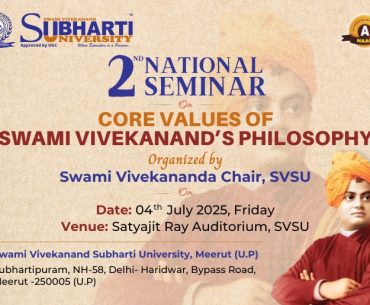 2nd National Seminar on Core Values of Swami Vivekanand’s Philosophy