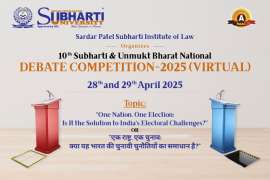 10th SUBHARTI & UNMUKT BHARAT NATIONAL DEBATE COMPETITION 2025
