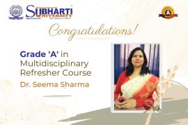 Dr. Seema Sharma Earns Grade 'A' in Multidisciplinary Refresher Course
