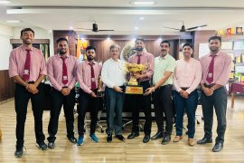 Team Subharti won All India College League D Bal League