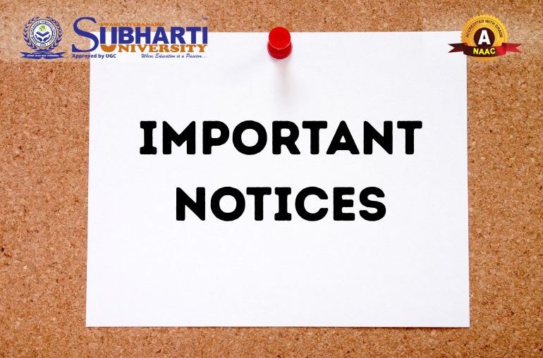 Important Notices