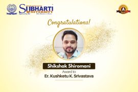 Shikshak Shiromani Award to Er. Kushketu K. Srivastava