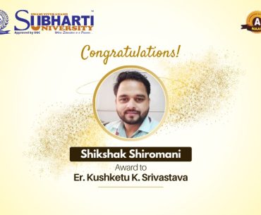 Shikshak Shiromani Award to Er. Kushketu K. Srivastava