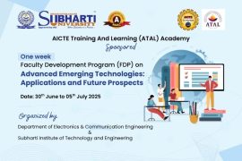 FDP on Advanced Emerging Technologies Applications and Future Prospects