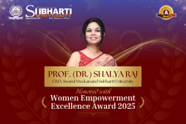 Prof. (Dr.) Shalya Raj Honored with Women Empowerment Excellence Award 2025
