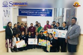 Poster Making Competition on "National Voters’ Day" by Department of Languages