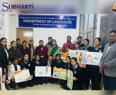 Poster Making Competition on "National Voters’ Day" by Department of Languages